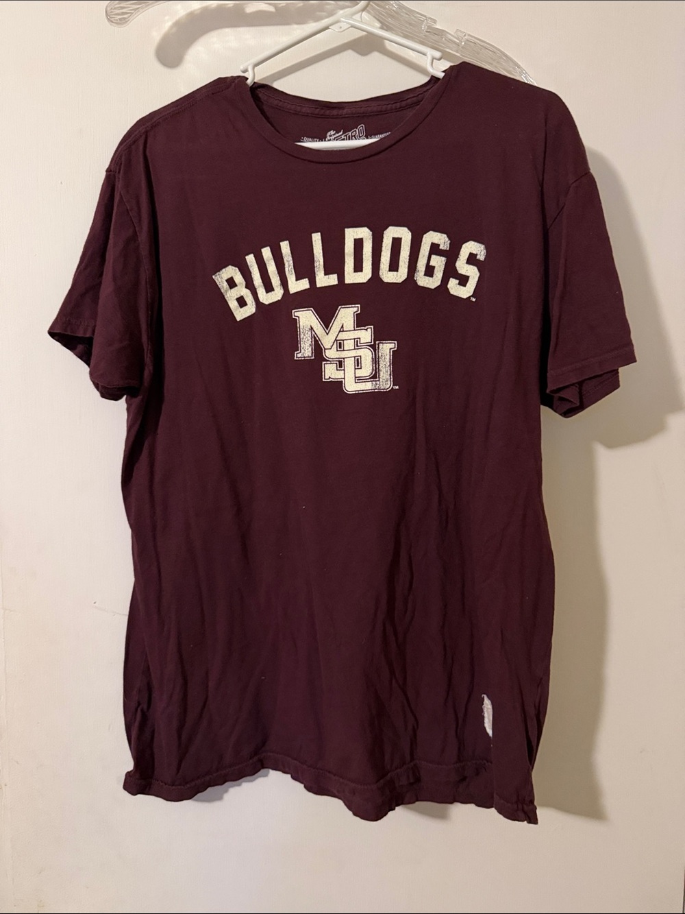 Original Retro Brand Maroon Bulldogs MSDU Graphic Tee
